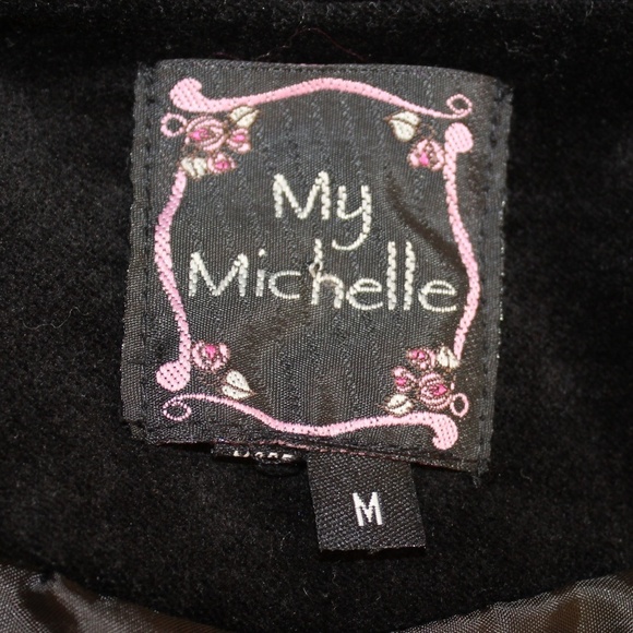 My Michelle Velvet Jacket with Gold Buttons - Picture 5 of 6